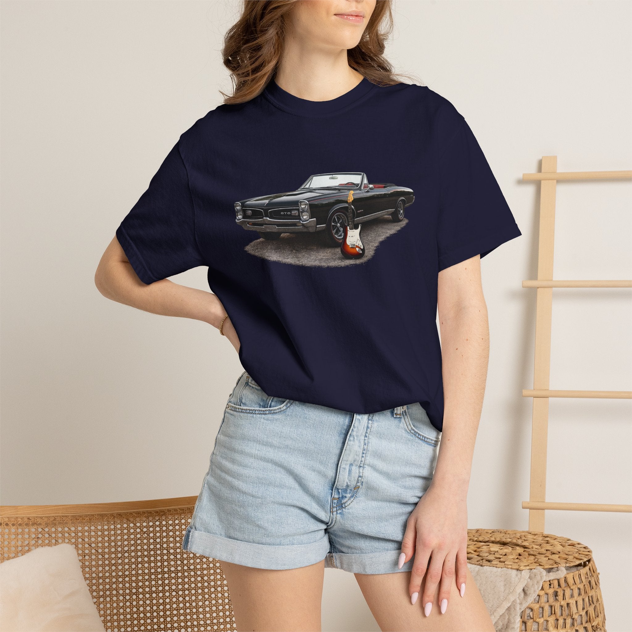 Classic Convertible Car T-Shirt — Retro Muscle Car Graphic Tee