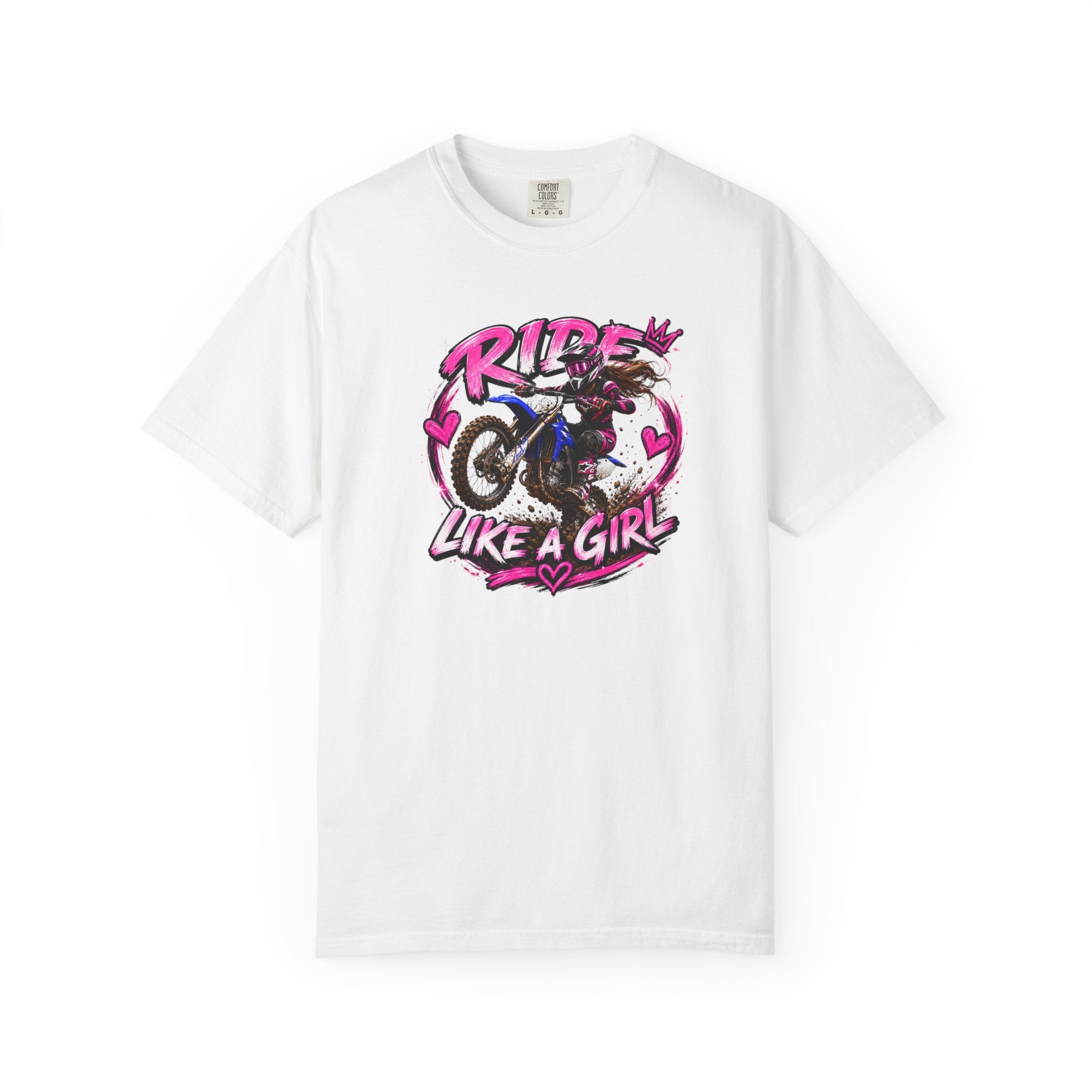 Ride Like a Girl T-Shirt — Women's Motocross Dirt Bike Graphic Tee
