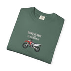 Motorcycle T-Shirt — 'Take It Out, Play With It' Vintage Dirt Bike Tee