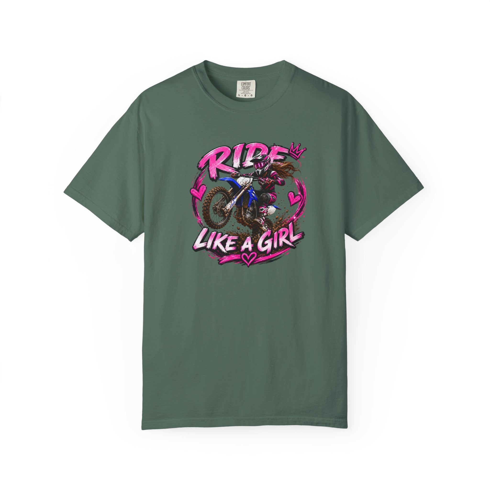 Ride Like a Girl T-Shirt — Women's Motocross Dirt Bike Graphic Tee