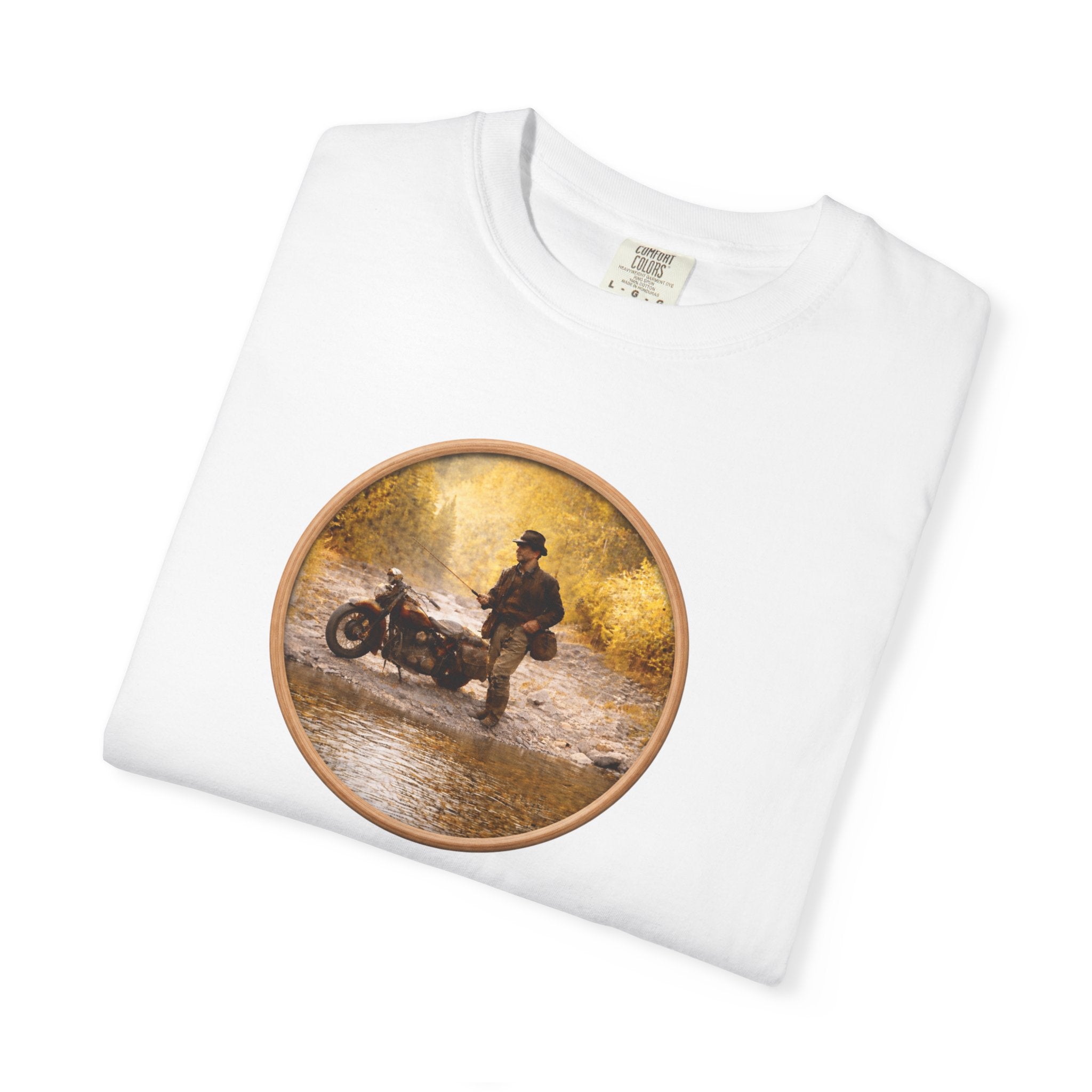 Motorcycle Rider Vintage Photo T-Shirt