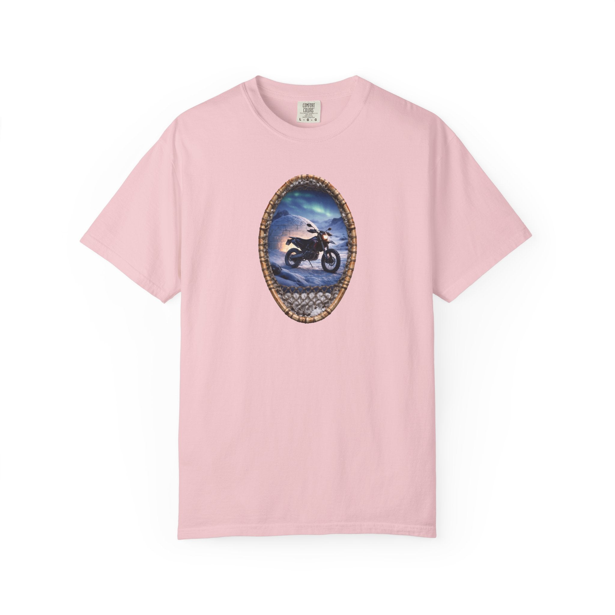 Copy of Motorcycle Night Ride T-Shirt — Framed Rider Graphic Tee