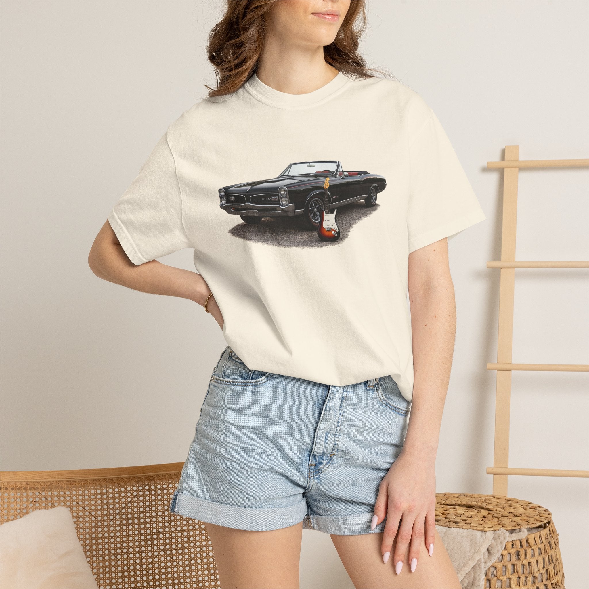 Classic Convertible Car T-Shirt — Retro Muscle Car Graphic Tee