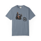 Vintage Biker Photo T-Shirt — "250 Years of Freedom" Graphic Tee