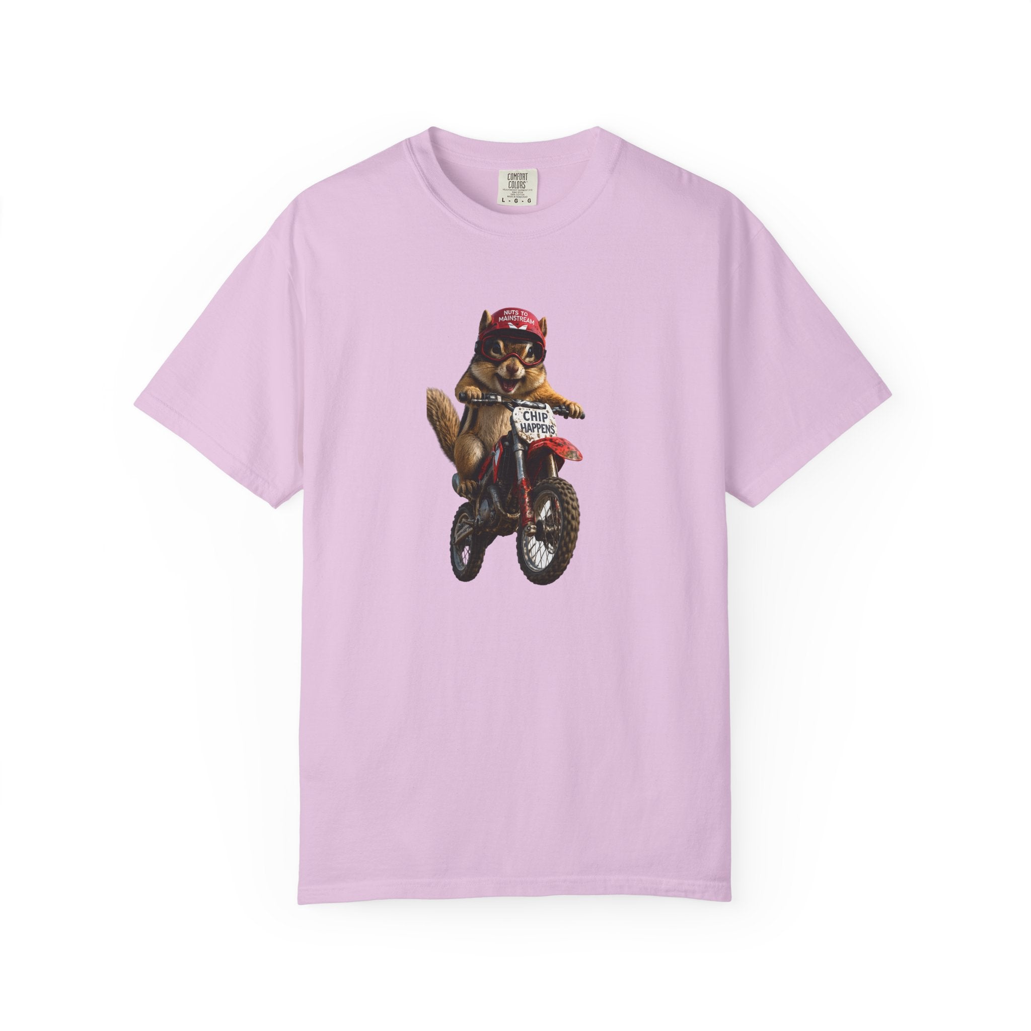 Motorcycle Cat T-Shirt — Retro Cat on Dirt Bike Graphic Tee