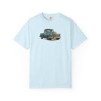 Vintage Pickup Truck & Guitar T-Shirt — Retro Americana Tee for Musicians & Classic Car Fans