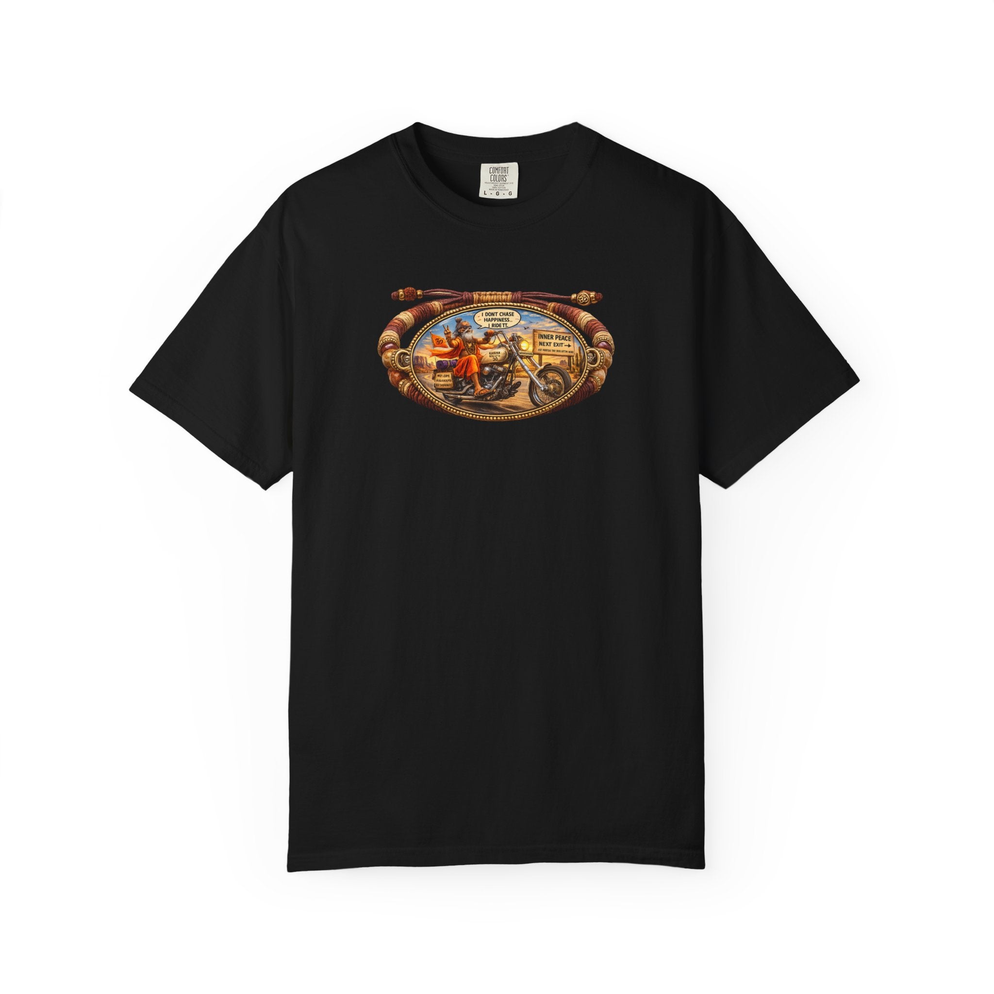 Vintage British Motorcycle T-Shirt — Union Jack Cafe Racer Graphic