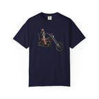 Vintage Biker Photo T-Shirt — "250 Years of Freedom" Graphic Tee