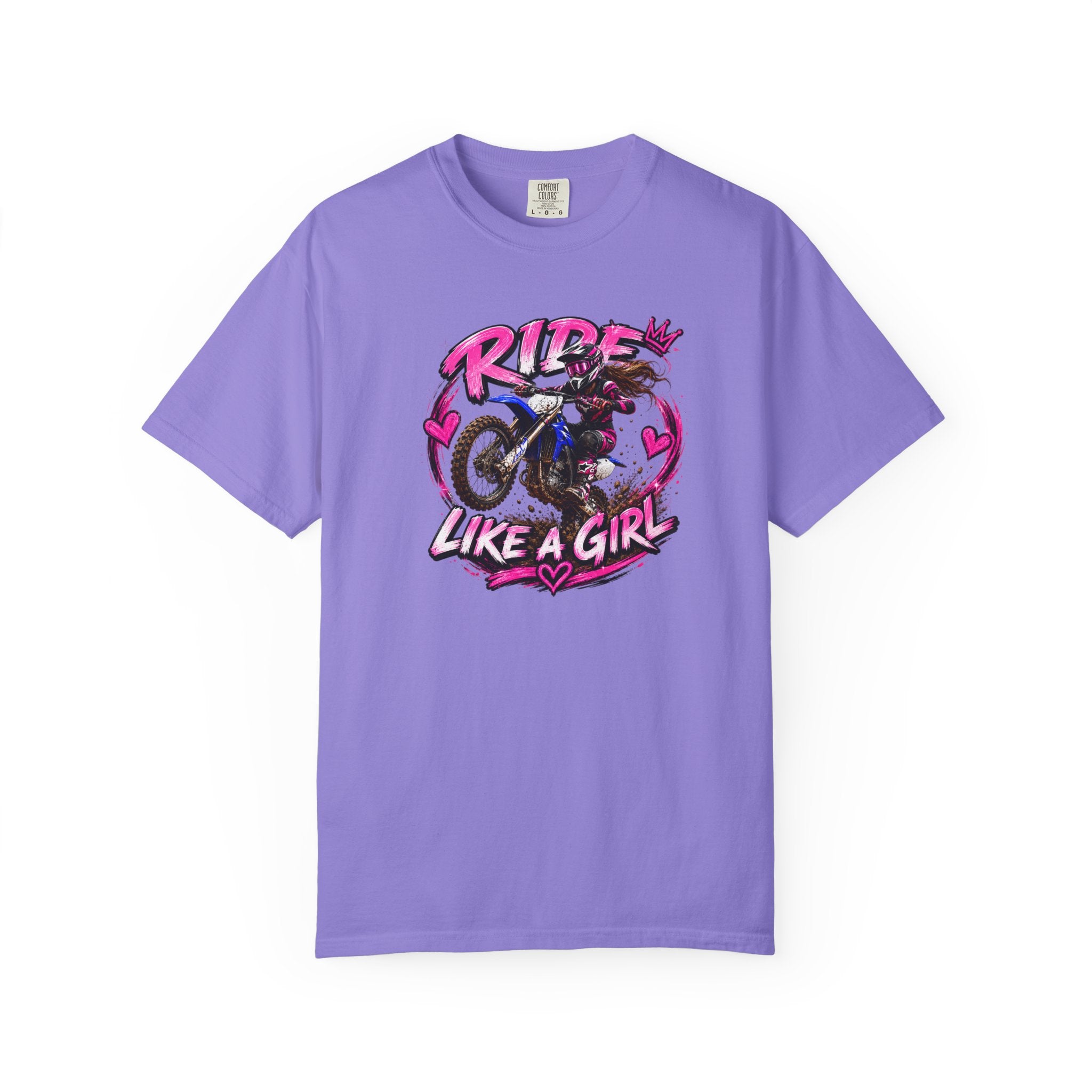 Ride Like a Girl T-Shirt — Women's Motocross Dirt Bike Graphic Tee