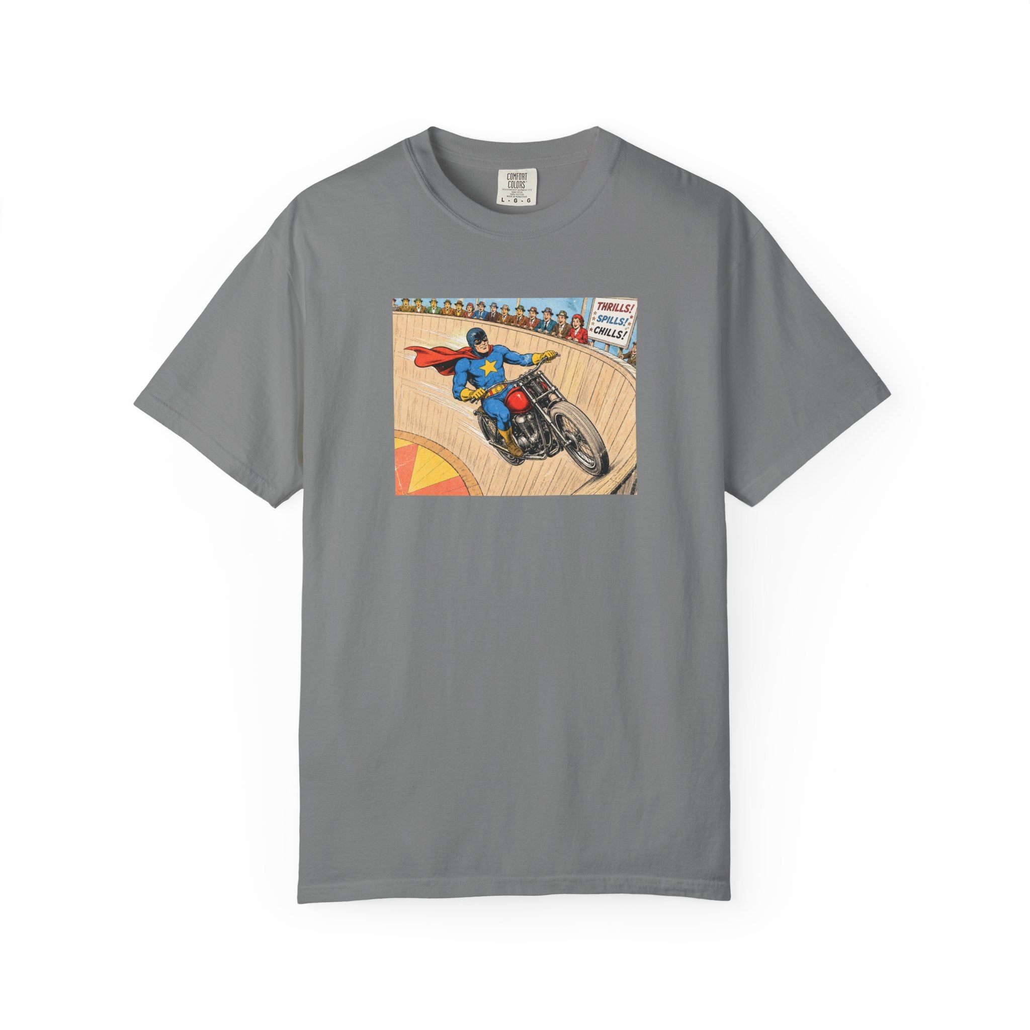 Motorcycle Racer Vintage Comic T-Shirt