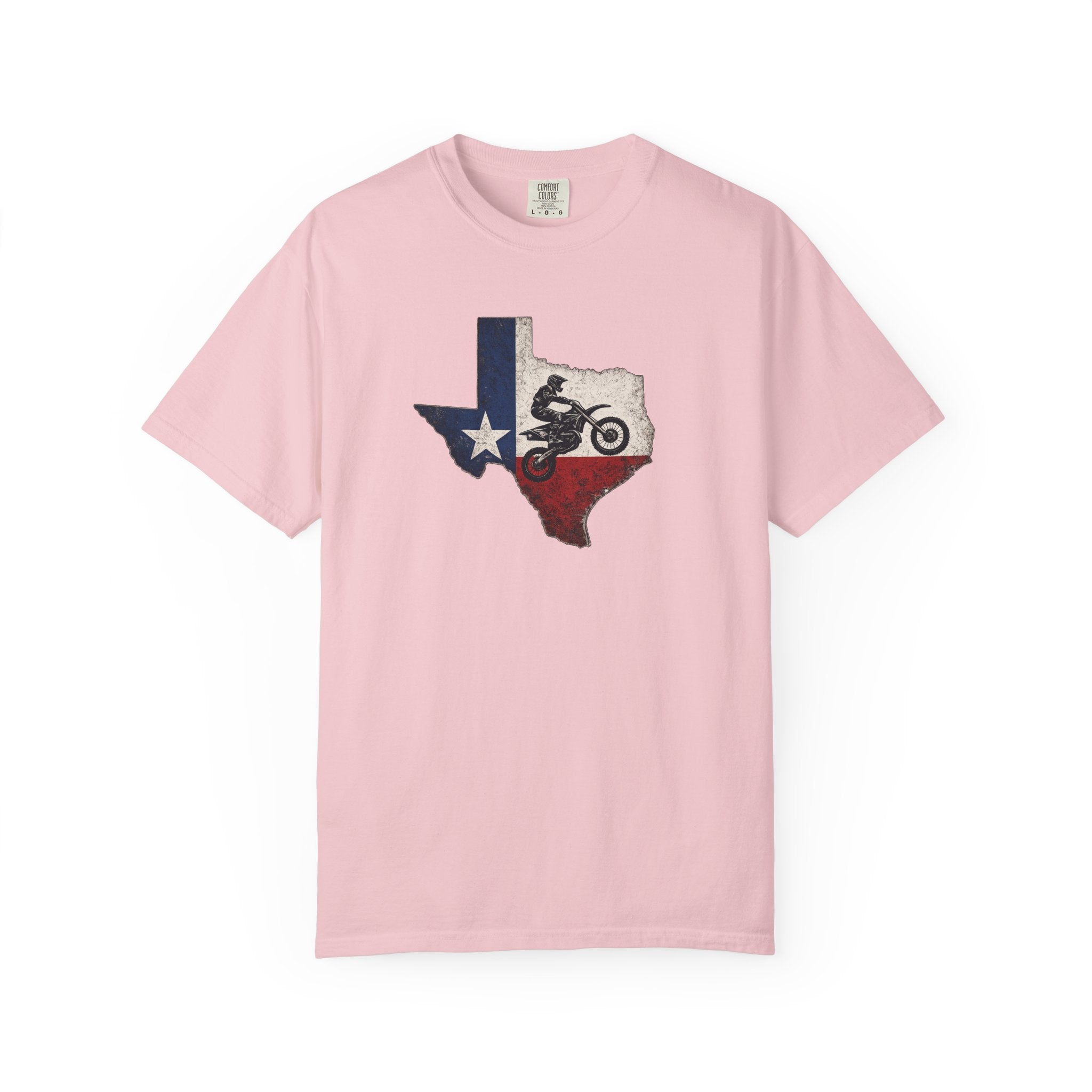 Copy of Texas Off-Road Motorcycle T-Shirt — Lone Star Dirt Bike Graphic