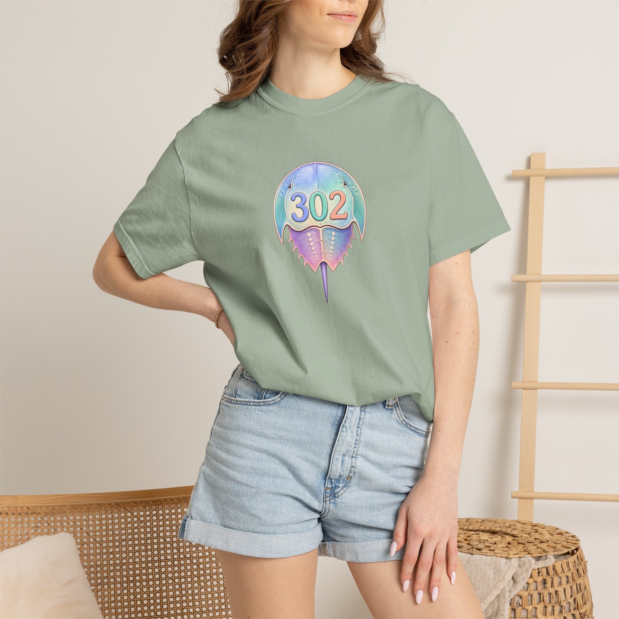 302 Rainbow Drip T-Shirt — Pastel Haze City Code Tee