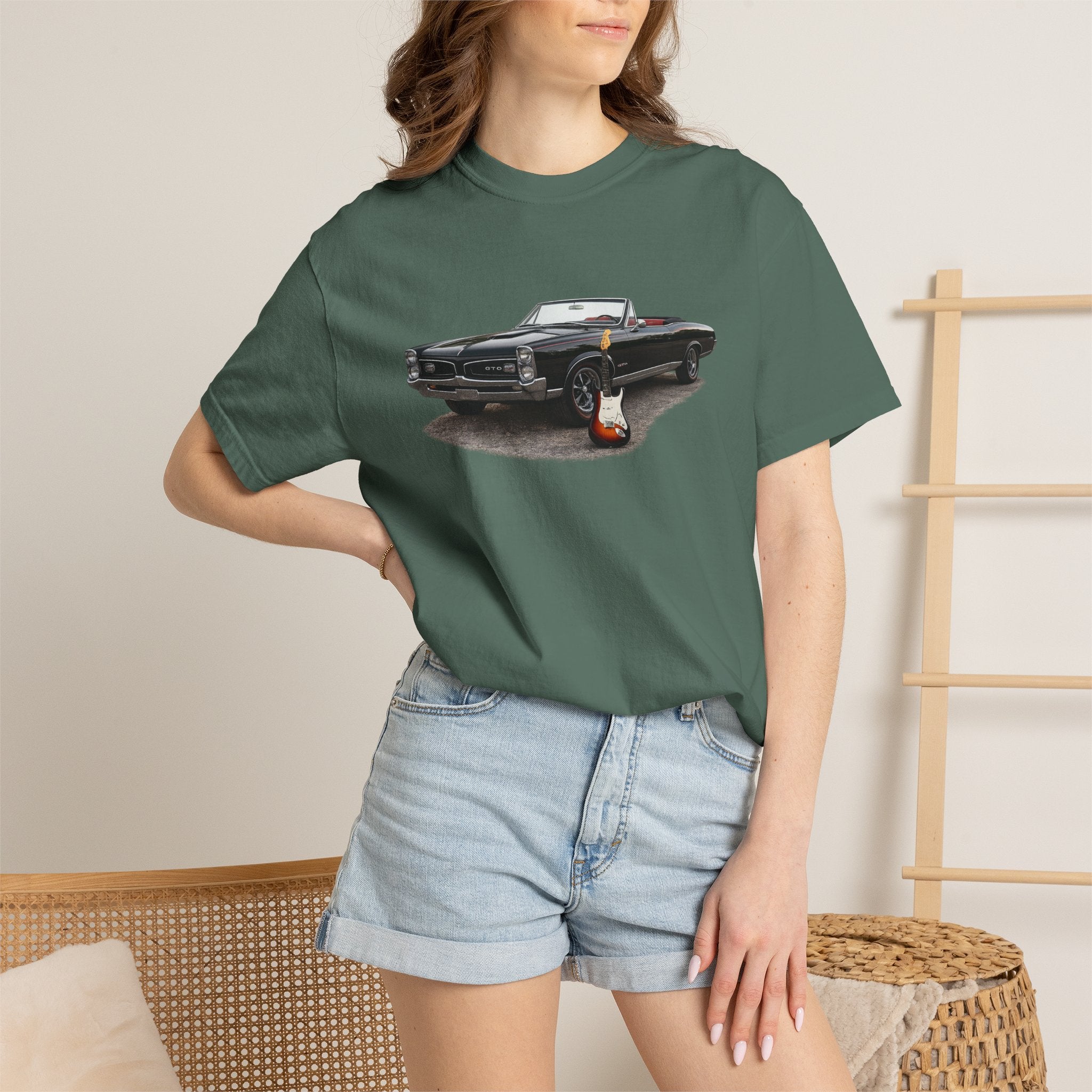 Classic Convertible Car T-Shirt — Retro Muscle Car Graphic Tee