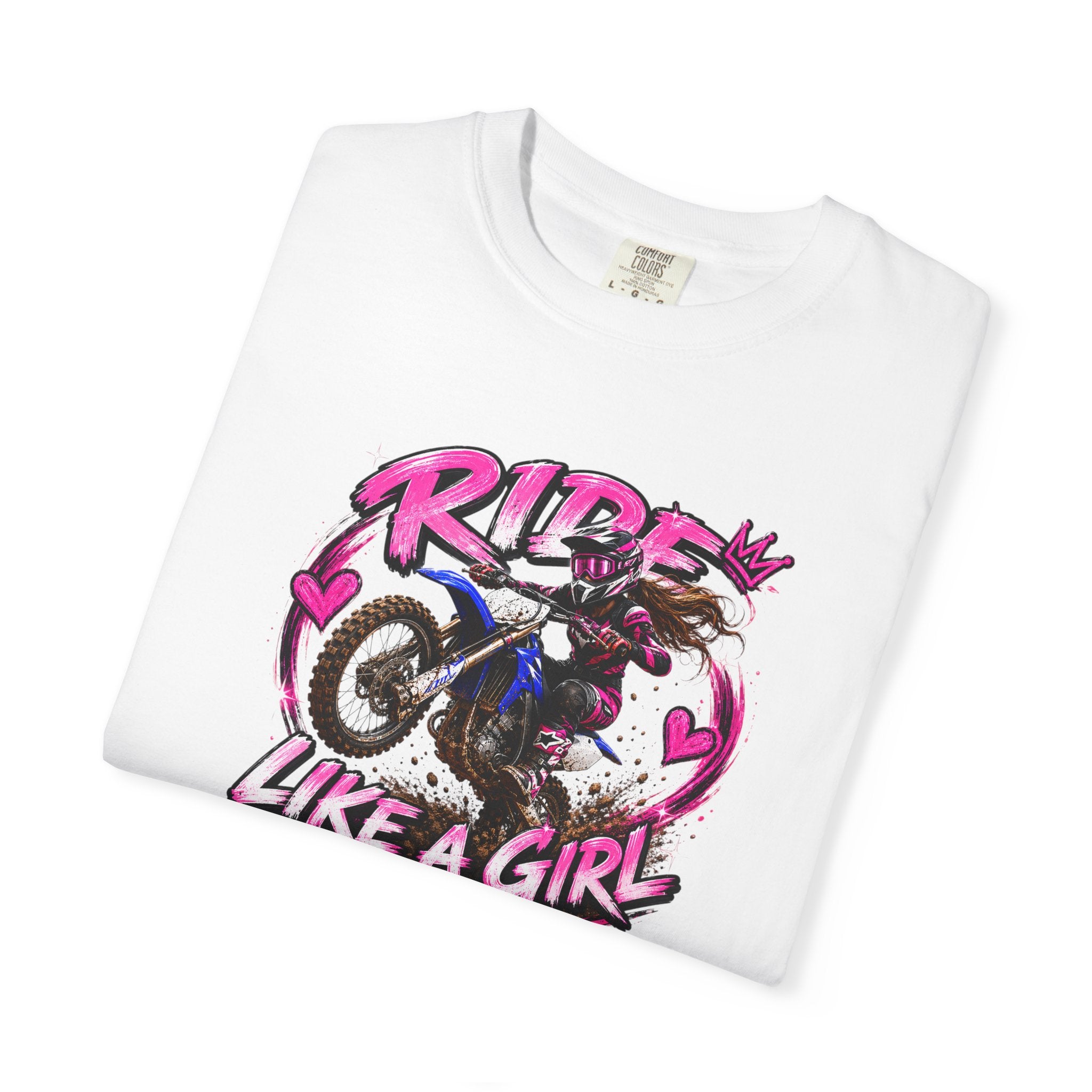 Ride Like a Girl T-Shirt — Women's Motocross Dirt Bike Graphic Tee