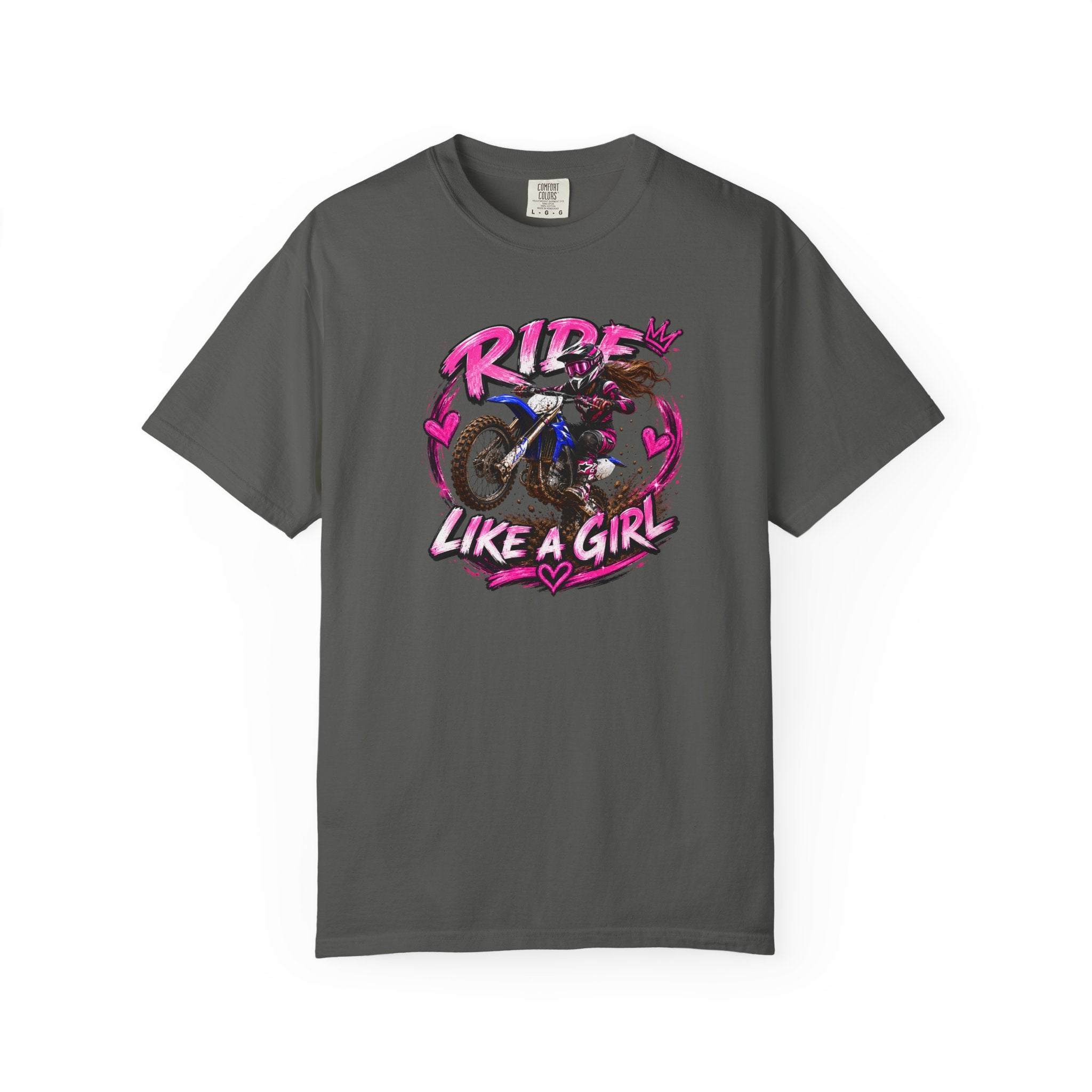 Ride Like a Girl T-Shirt — Women's Motocross Dirt Bike Graphic Tee