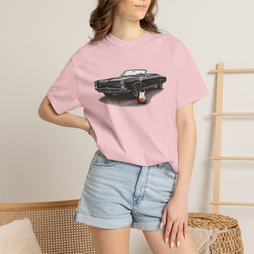 Classic Convertible Car T-Shirt — Retro Muscle Car Graphic Tee