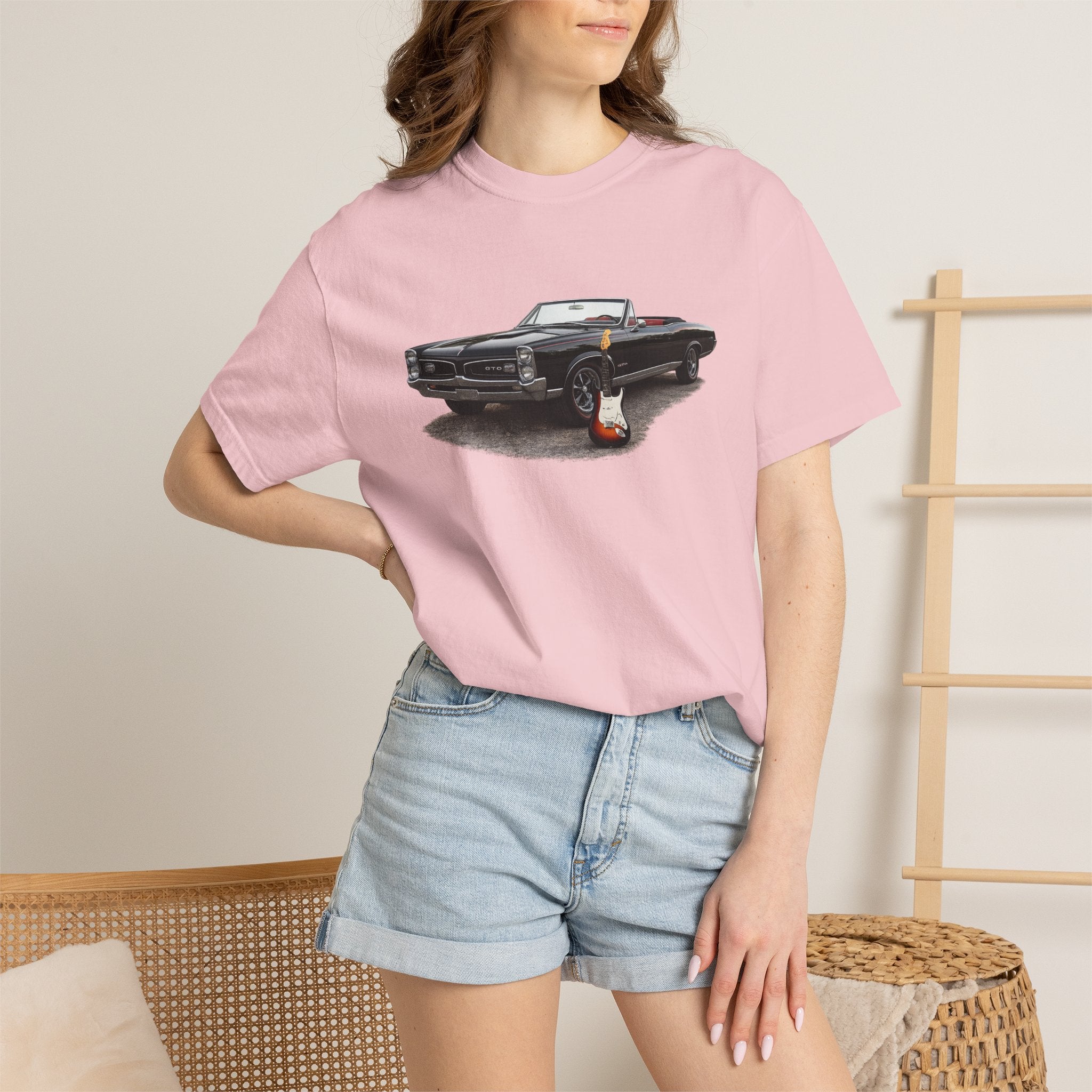 Classic Convertible Car T-Shirt — Retro Muscle Car Graphic Tee