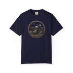 Classic Triumph Motorcycle T-Shirt — Vintage British Flag Ride Tee
