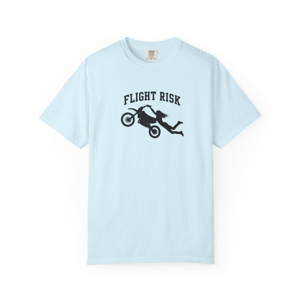 Flight Risk Motorcycle T-Shirt — Stunt Rider Graphic Tee