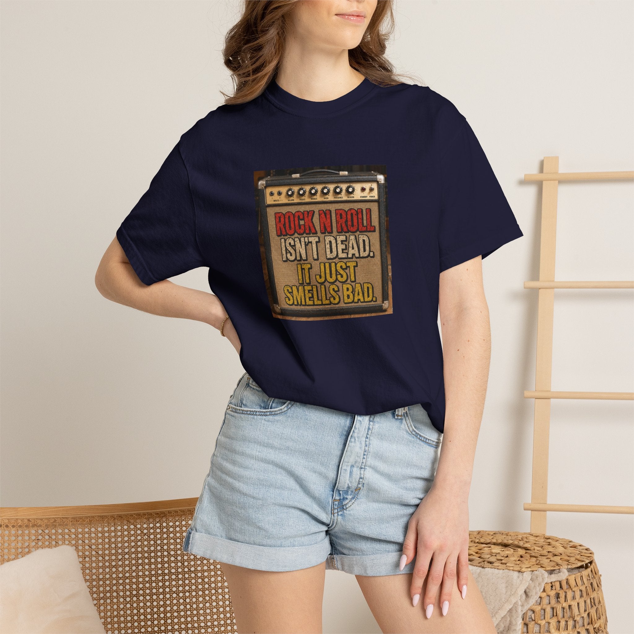 Rock 'N' Roll Isn't Dead T-Shirt — Vintage Amp Graphic Tee