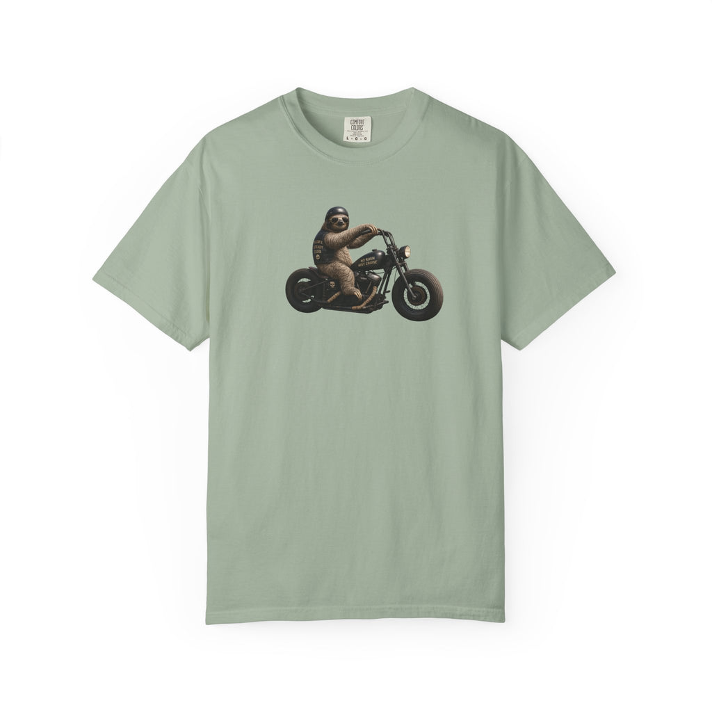 Motorcycle Sloth T-Shirt — Funny Biker Animal Tee