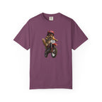 Motorcycle Cat T-Shirt — Retro Cat on Dirt Bike Graphic Tee