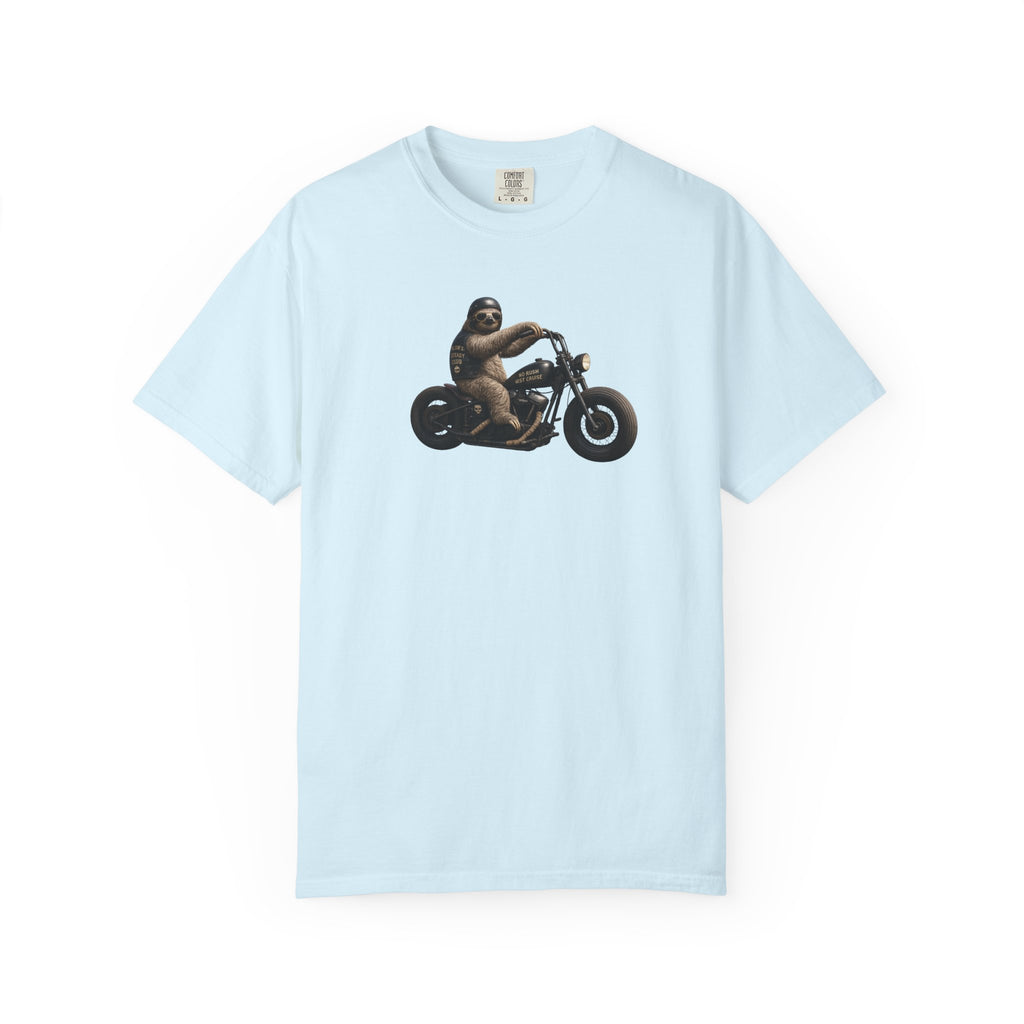 Motorcycle Sloth T-Shirt — Funny Biker Animal Tee