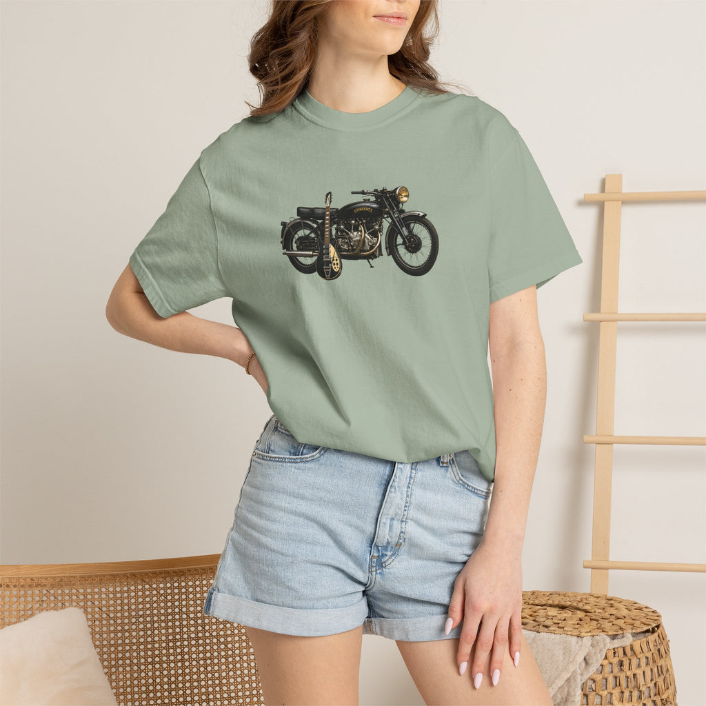 Vintage Motorcycle T-Shirt — Retro Classic Bike Graphic Tee