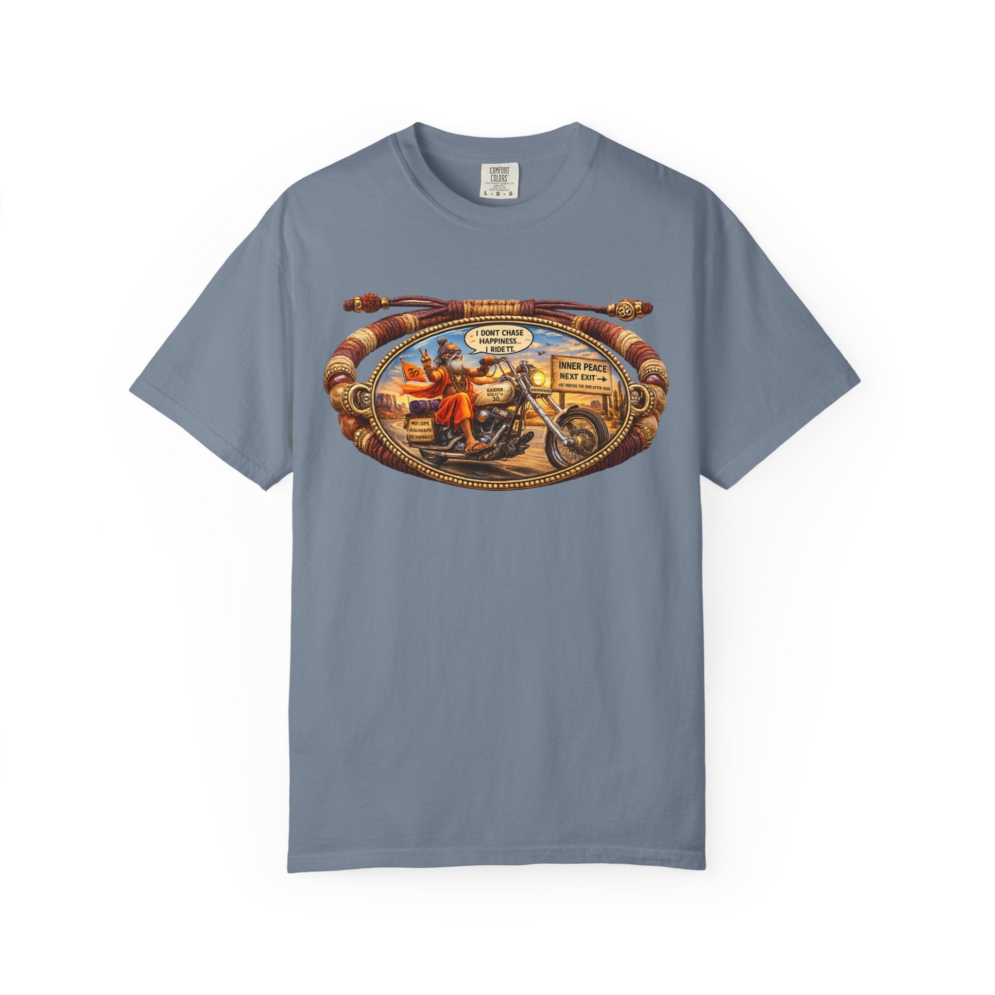 Vintage British Motorcycle T-Shirt — Union Jack Cafe Racer Graphic