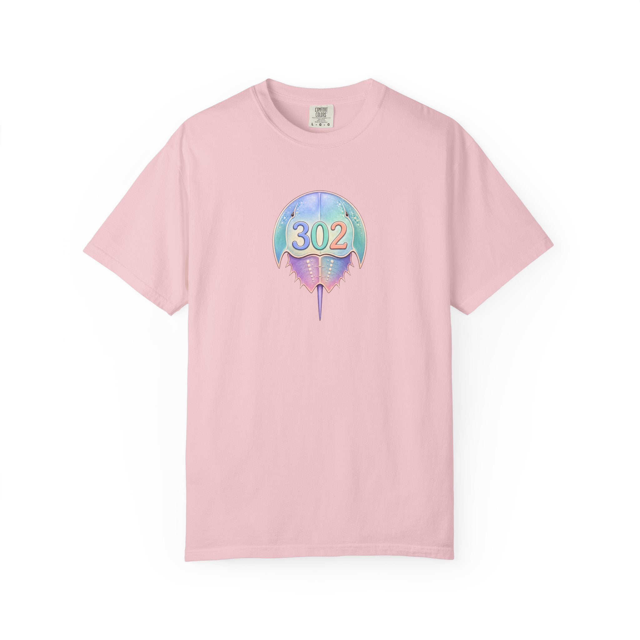 302 Rainbow Drip T-Shirt — Pastel Haze City Code Tee