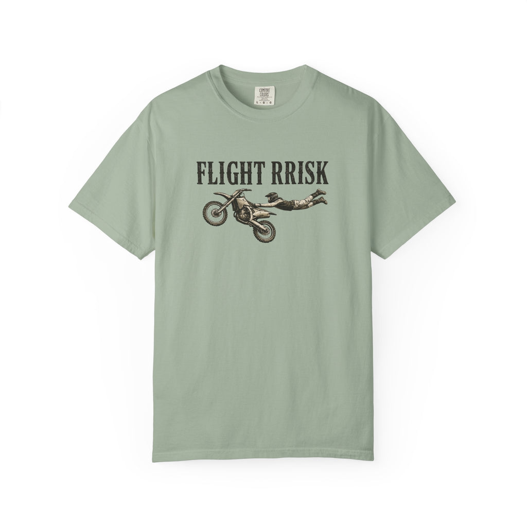 Flight Risk Motorcycle T-Shirt — Stunt Rider Graphic Tee