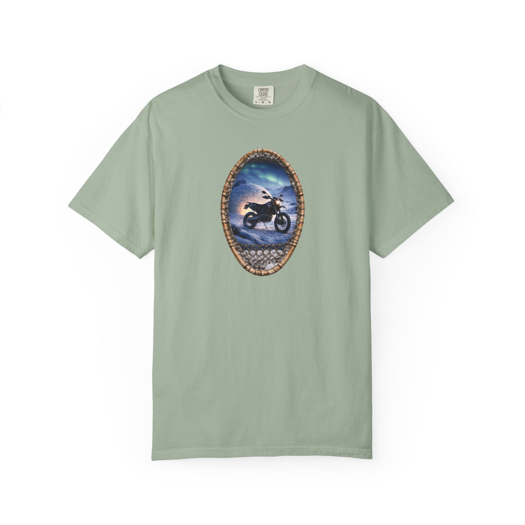 Copy of Motorcycle Night Ride T-Shirt — Framed Rider Graphic Tee