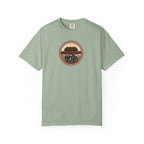 Vintage Camera & Pagoda T-Shirt — Retro Travel Photography Tee