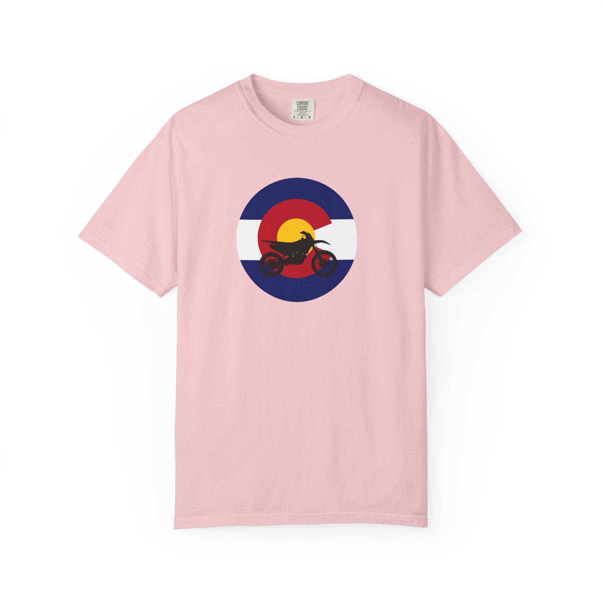 Copy of Motorcycle Sunset T-Shirt — Retro Colorado Circle Rider Tee