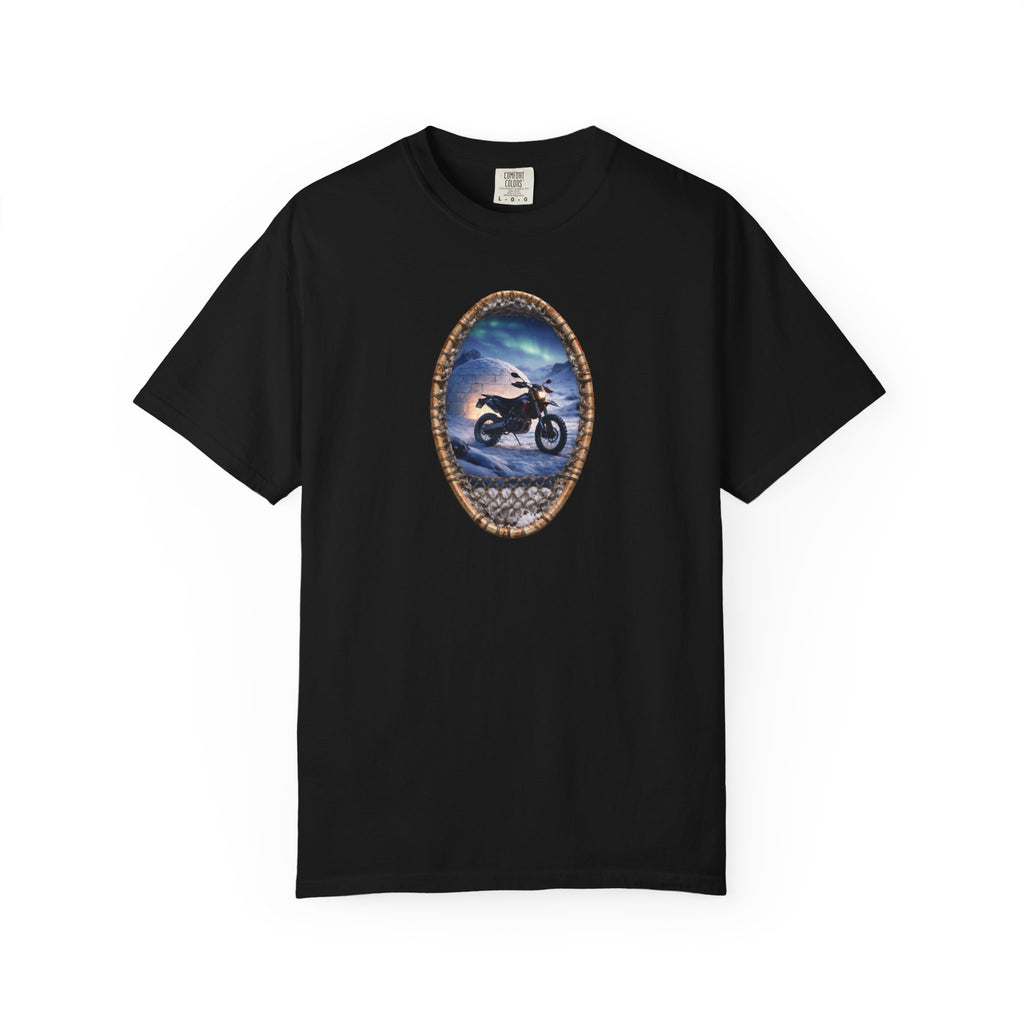 Copy of Motorcycle Night Ride T-Shirt — Framed Rider Graphic Tee