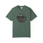 Classic Triumph Motorcycle T-Shirt — Vintage British Flag Ride Tee