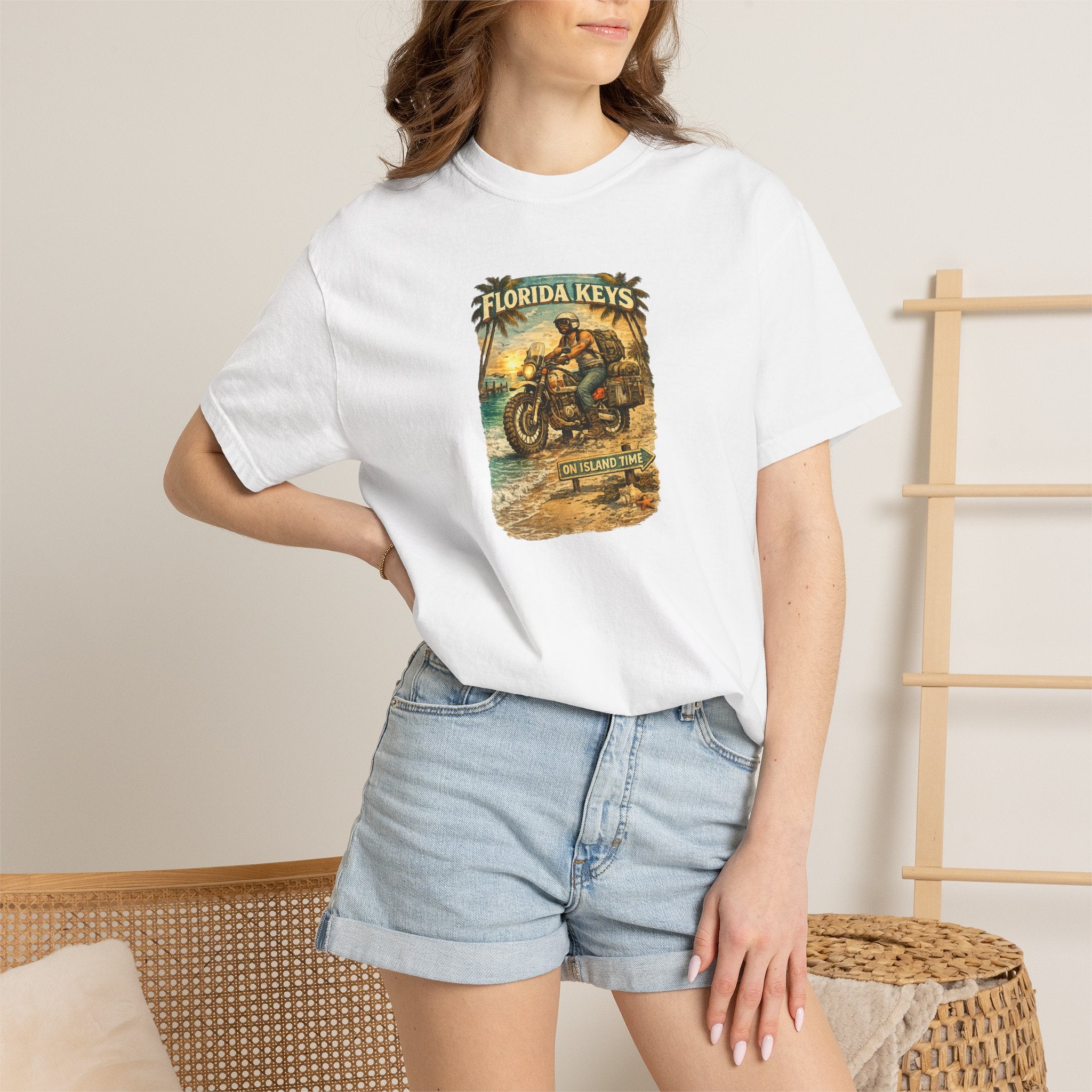 Adventure Motorcycle T-Shirt — "Life Is An Adventure, Make It Count"