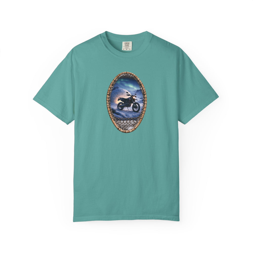 Copy of Motorcycle Night Ride T-Shirt — Framed Rider Graphic Tee
