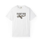 Flight Risk Motorcycle T-Shirt — Stunt Rider Graphic Tee