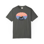 Copy of Sunset Motorcycle T-Shirt — Retro Bike Silhouette Tee