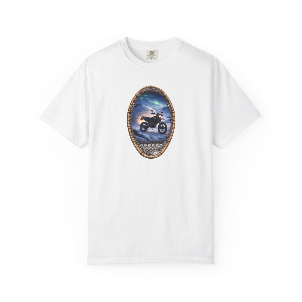 Copy of Motorcycle Night Ride T-Shirt — Framed Rider Graphic Tee