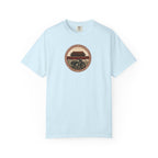 Vintage Camera & Pagoda T-Shirt — Retro Travel Photography Tee