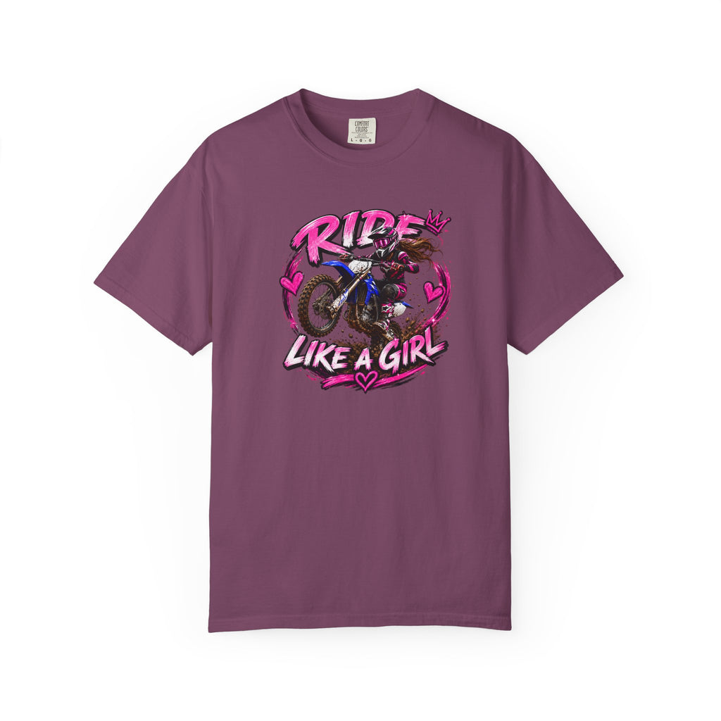 Ride Like a Girl T-Shirt — Women's Motocross Dirt Bike Graphic Tee