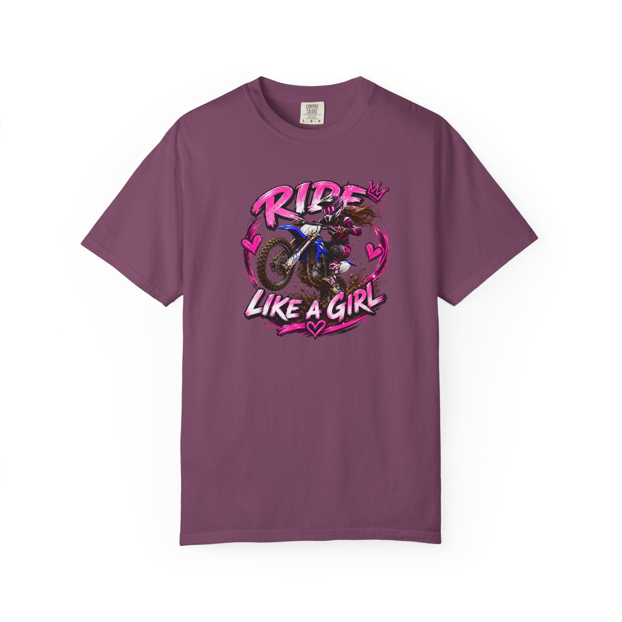 Ride Like a Girl T-Shirt — Women's Motocross Dirt Bike Graphic Tee