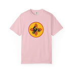 Sunset Motorcycle T-Shirt — Retro Bike Silhouette Tee