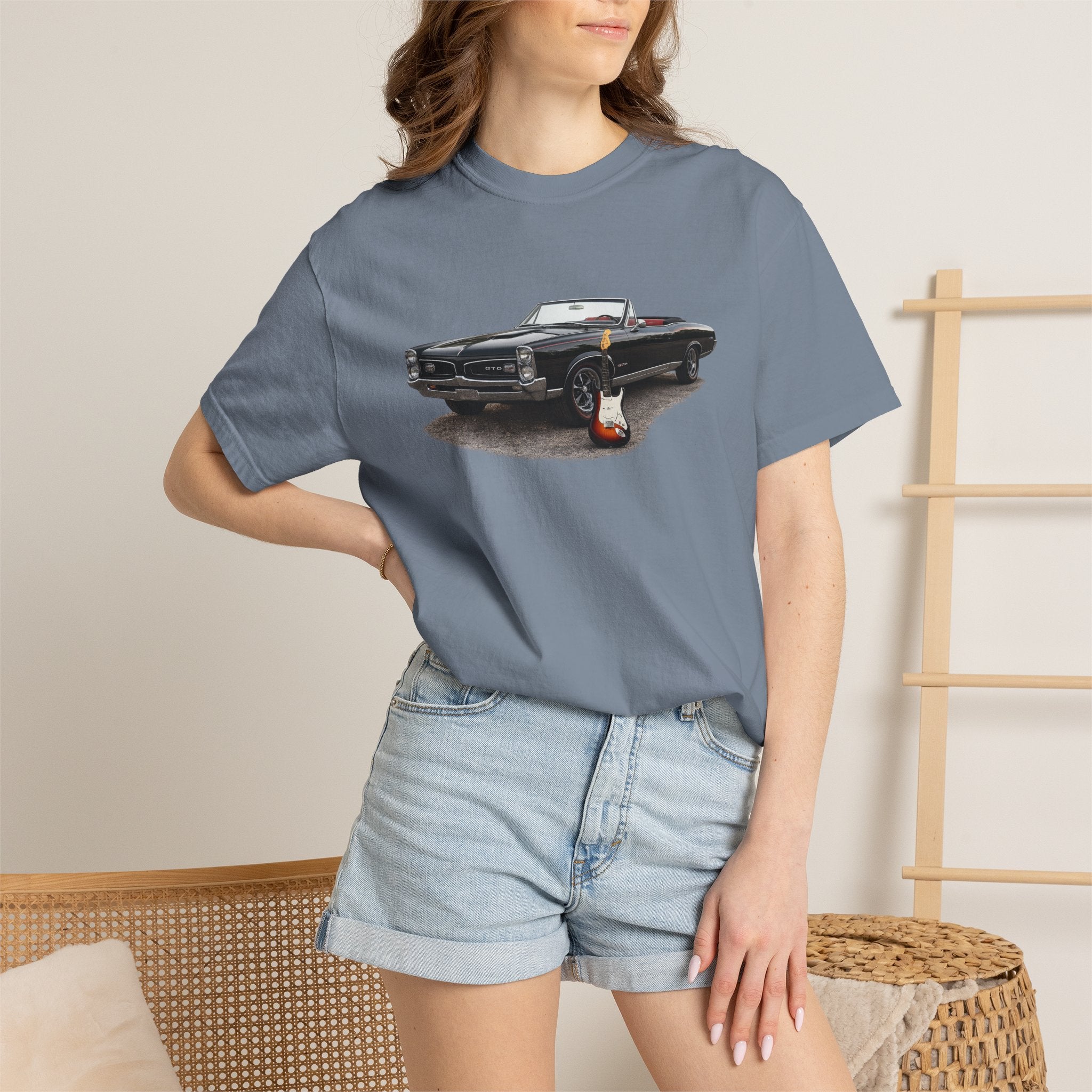 Classic Convertible Car T-Shirt — Retro Muscle Car Graphic Tee