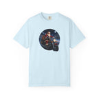 Santa on Motorcycle T-Shirt — Christmas Biker Holiday Tee