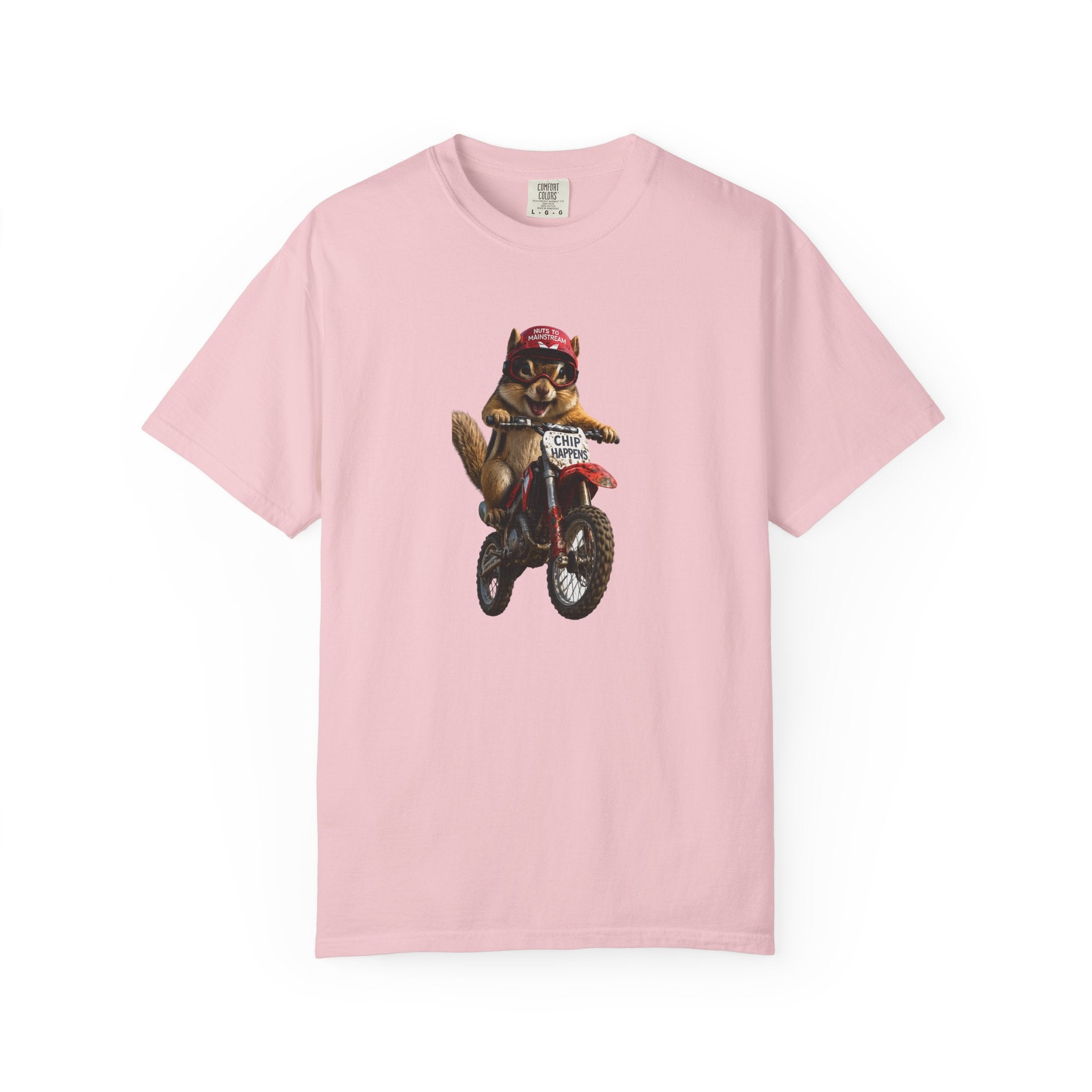 Motorcycle Cat T-Shirt — Retro Cat on Dirt Bike Graphic Tee