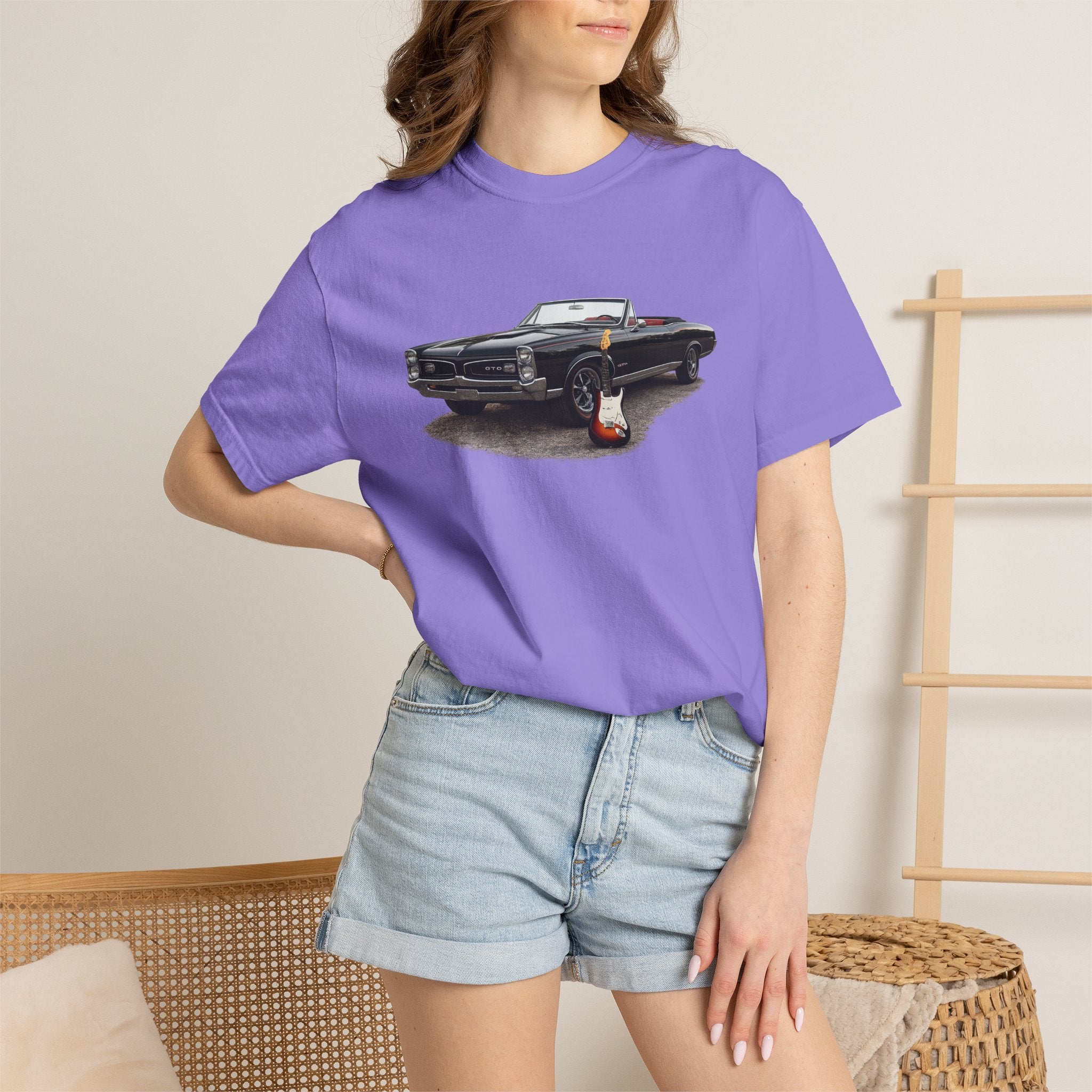 Classic Convertible Car T-Shirt — Retro Muscle Car Graphic Tee