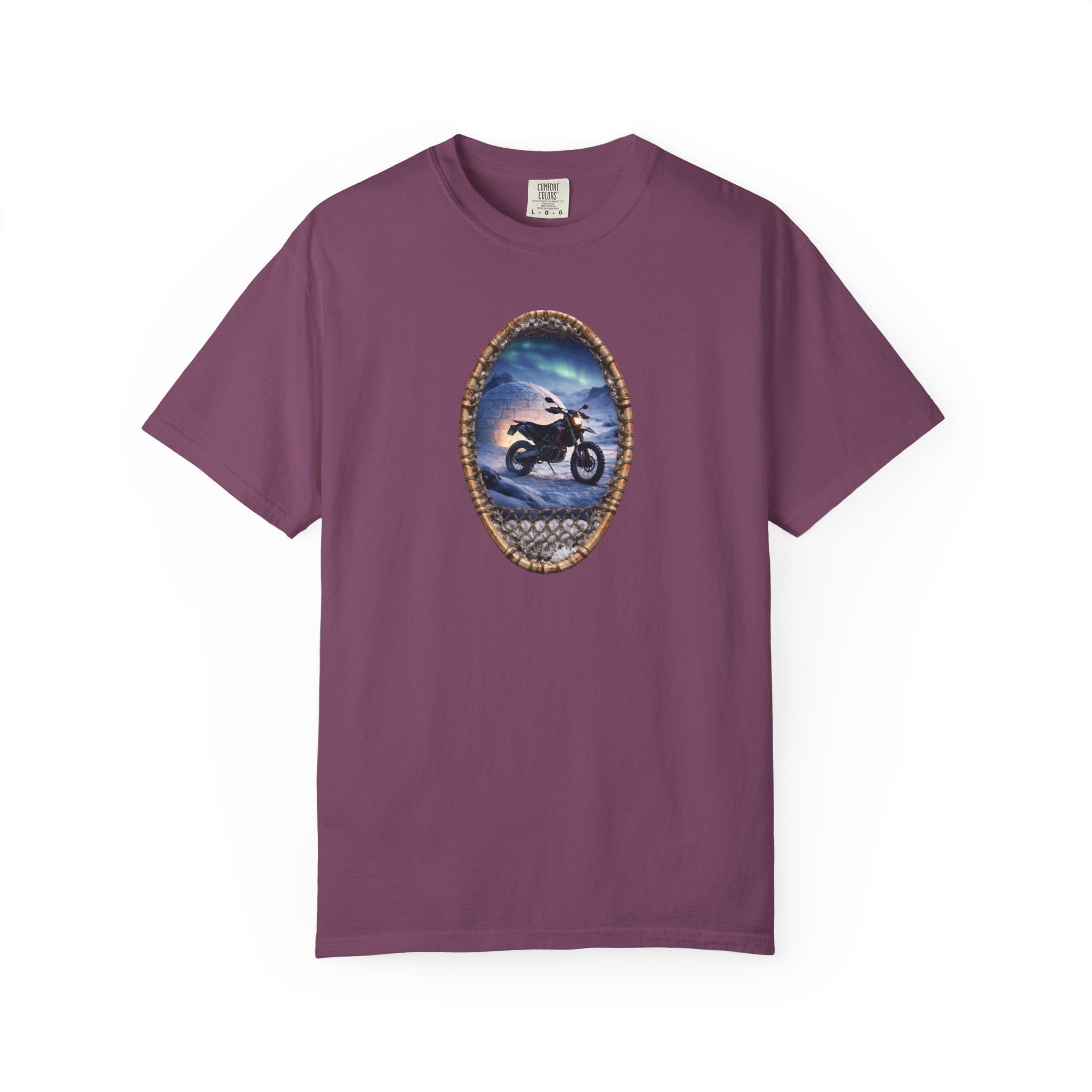 Copy of Motorcycle Night Ride T-Shirt — Framed Rider Graphic Tee